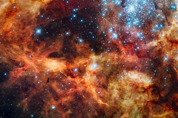 Une dispersion envoûtante d étoiles dans l espace