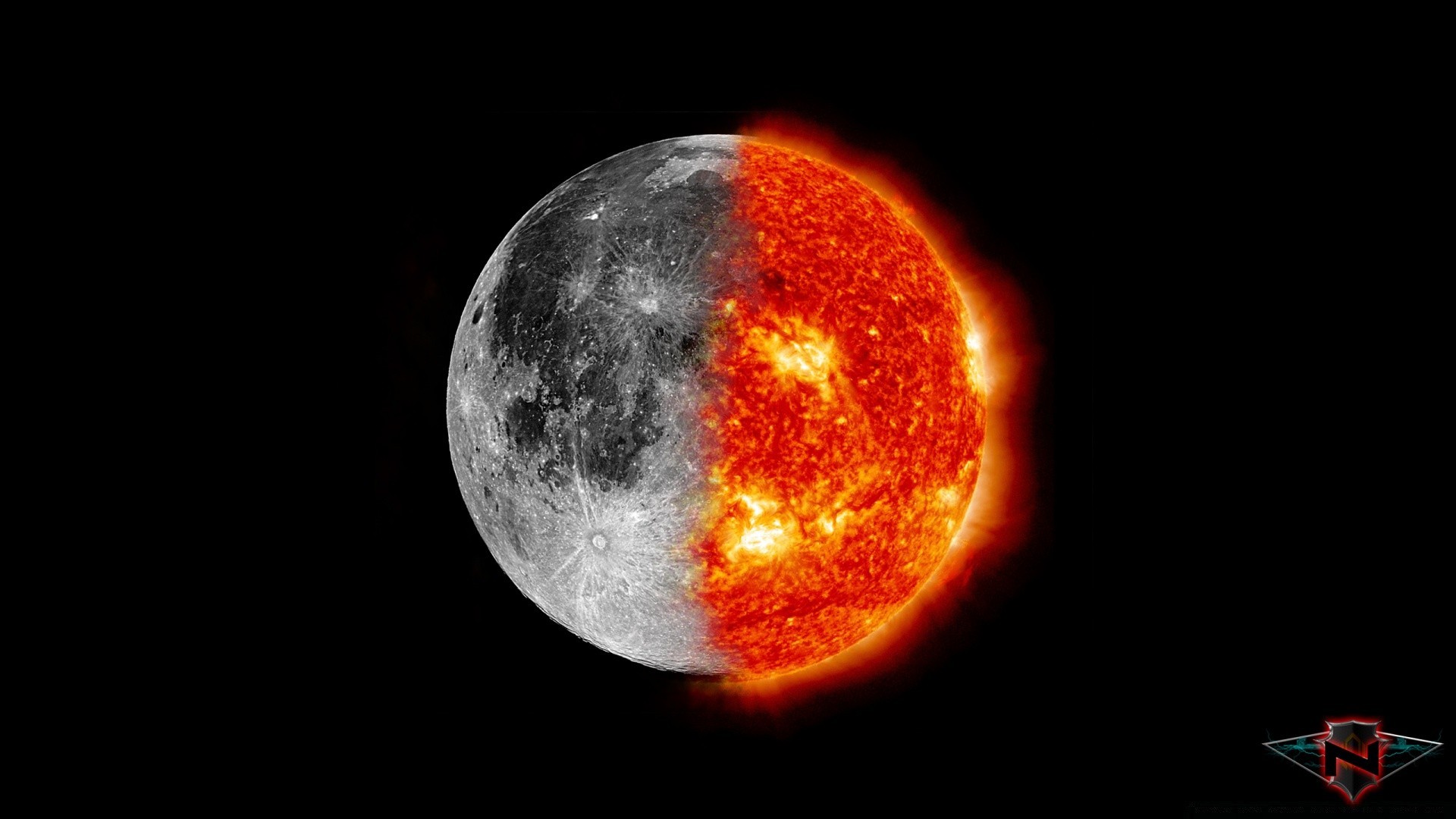 espace astronomie planètes lune sphérique science sphère flamme système solaire sombre