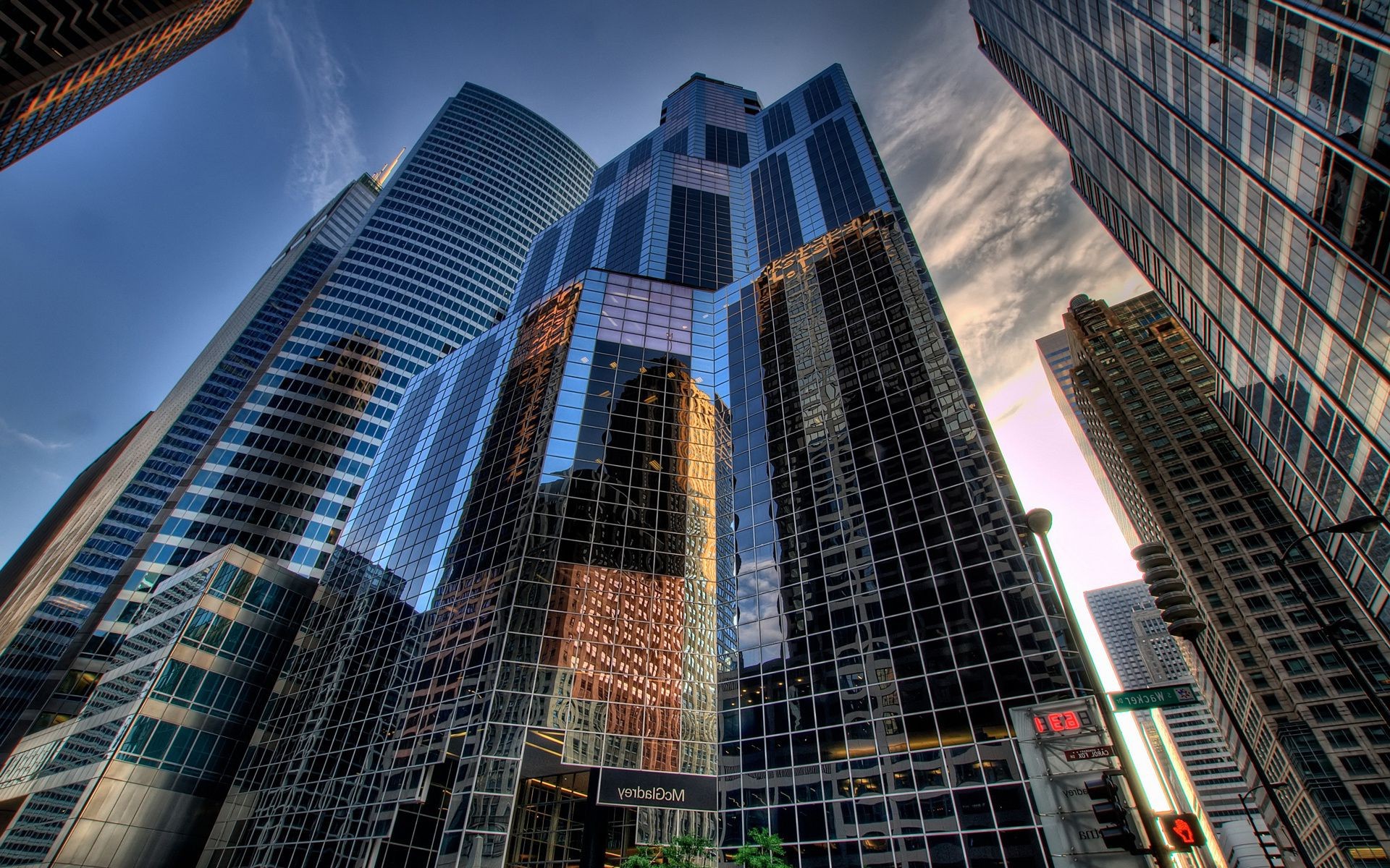 cidade arquitetura arranha-céu casa escritório centro da cidade moderno cidade urbano skyline o negócio torre alto finanças reflexão céu vidro financeiro janelas