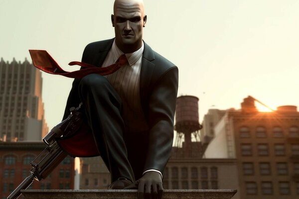 Image of a man in a suit from the game