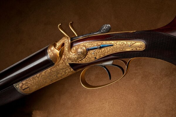 Beautiful weapon with vintage decoration