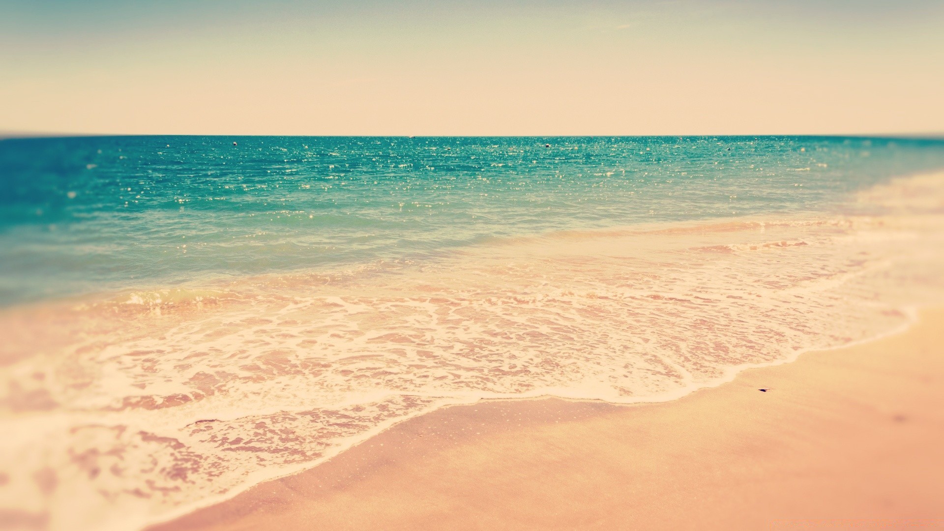 jahrgang sand tropisch strand wasser sommer sonne brandung reisen gutes wetter entspannung meer ozean meer landschaft heiß idylle urlaub natur gelassenheit