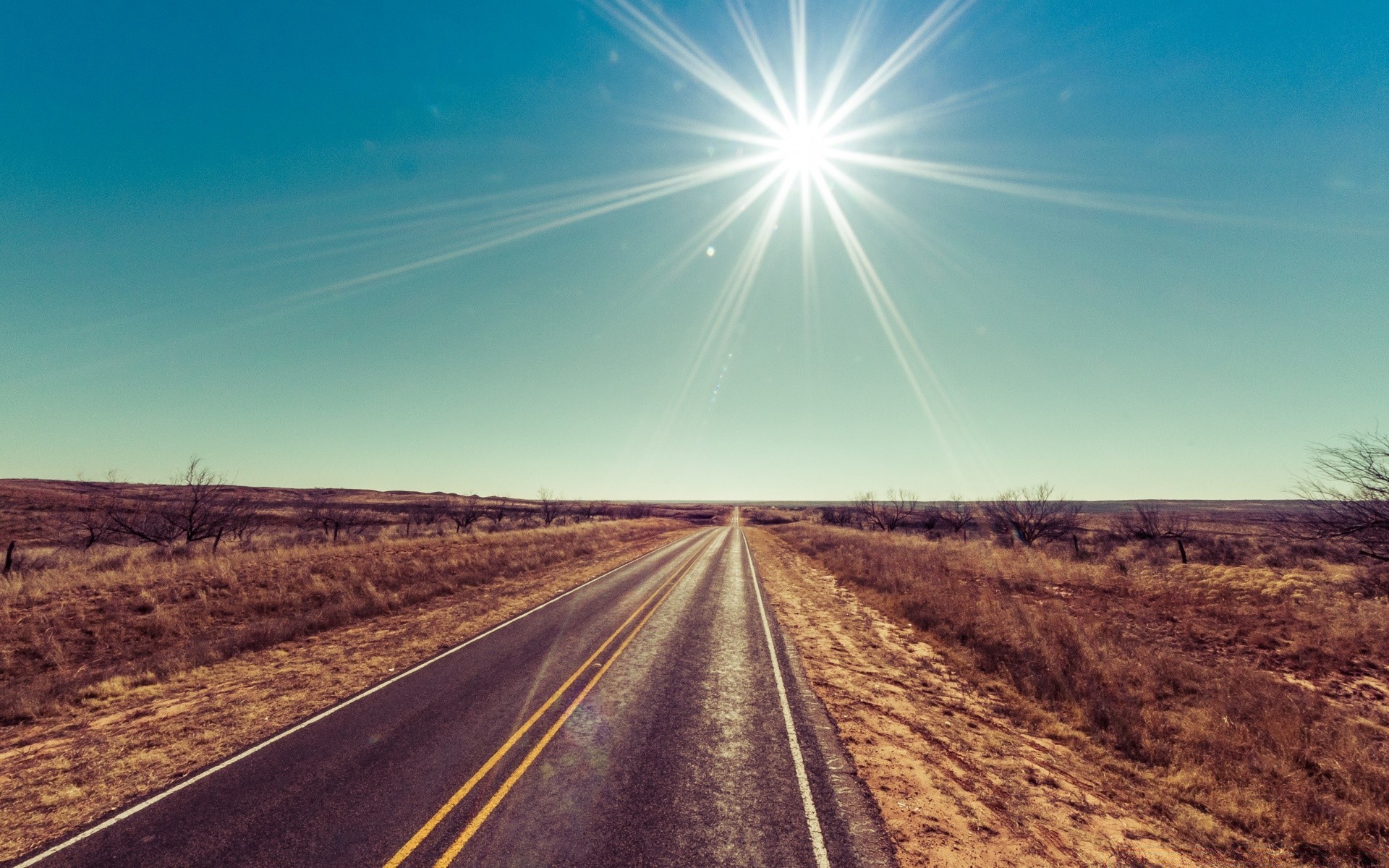 jahrgang straße landschaft himmel führer natur reisen des ländlichen wüste im freien autobahn