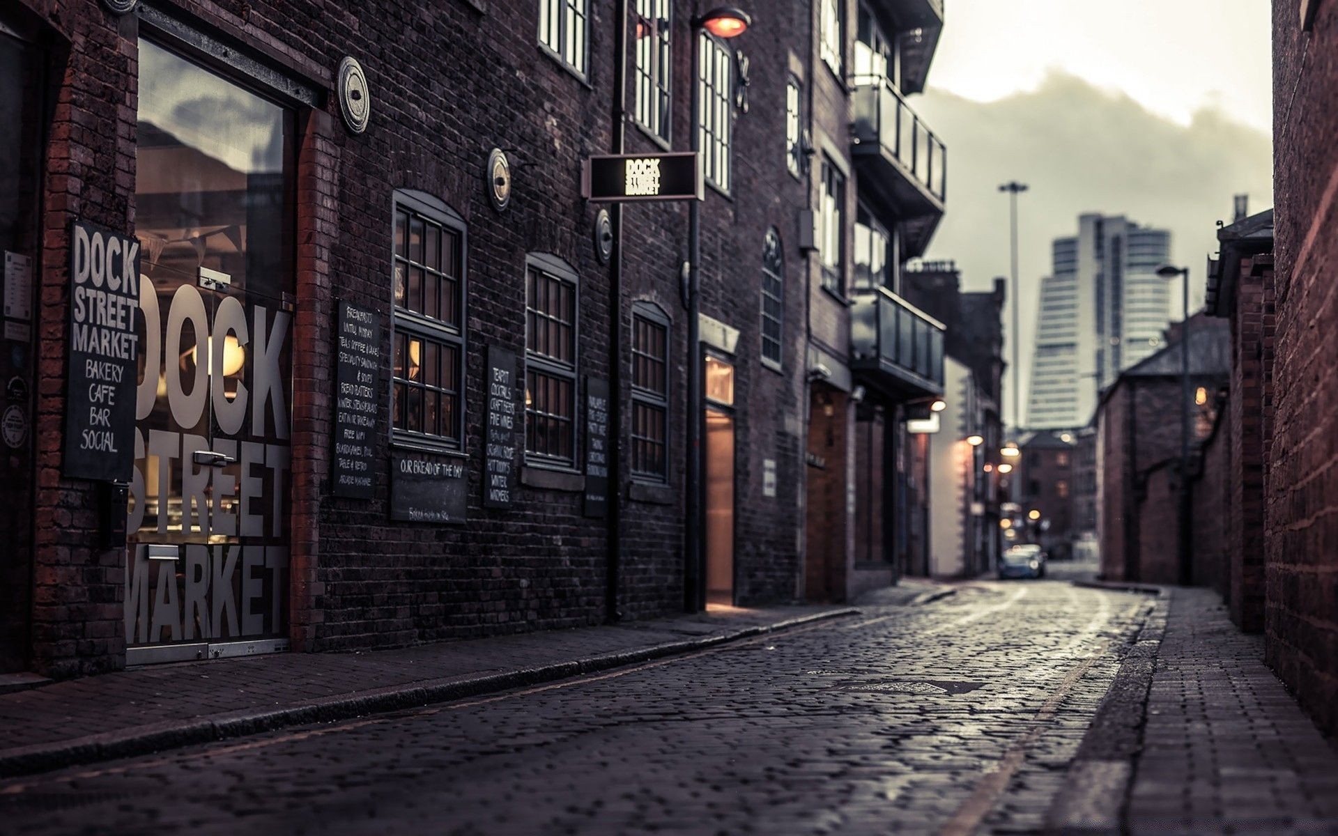 vintage street city architecture town urban travel building road light pavement alley outdoors