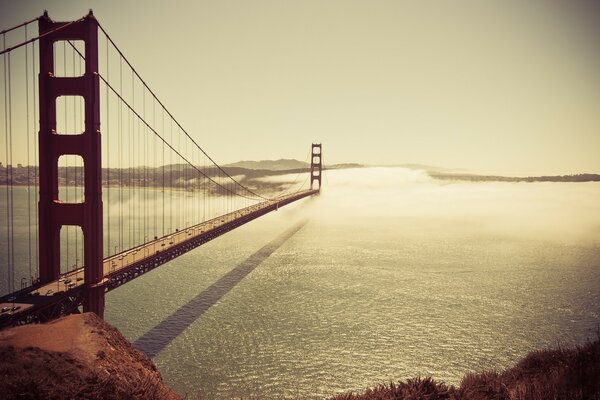 Golden Gate Bridge bei Sonnenuntergang