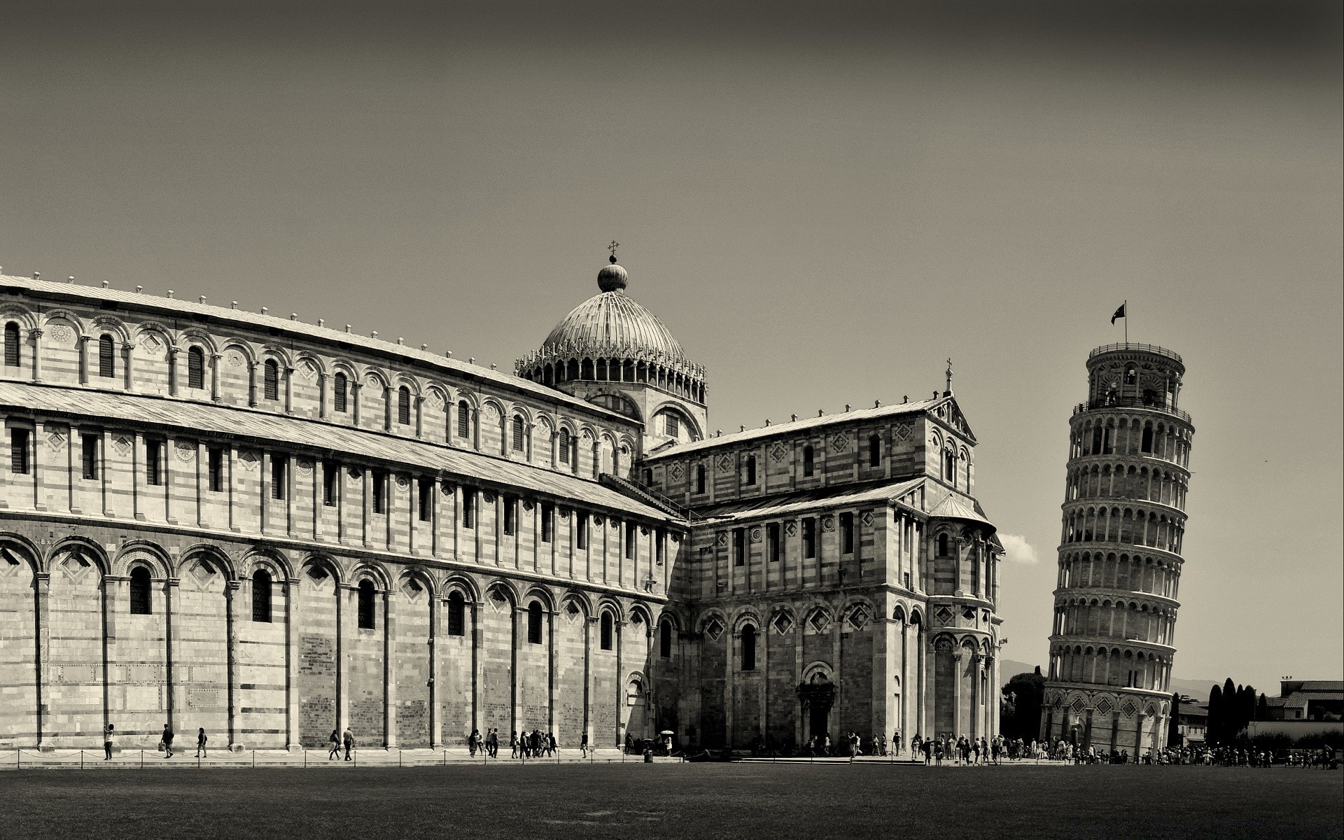 vintage architecture pisa building travel tower city administration cathedral church old sky