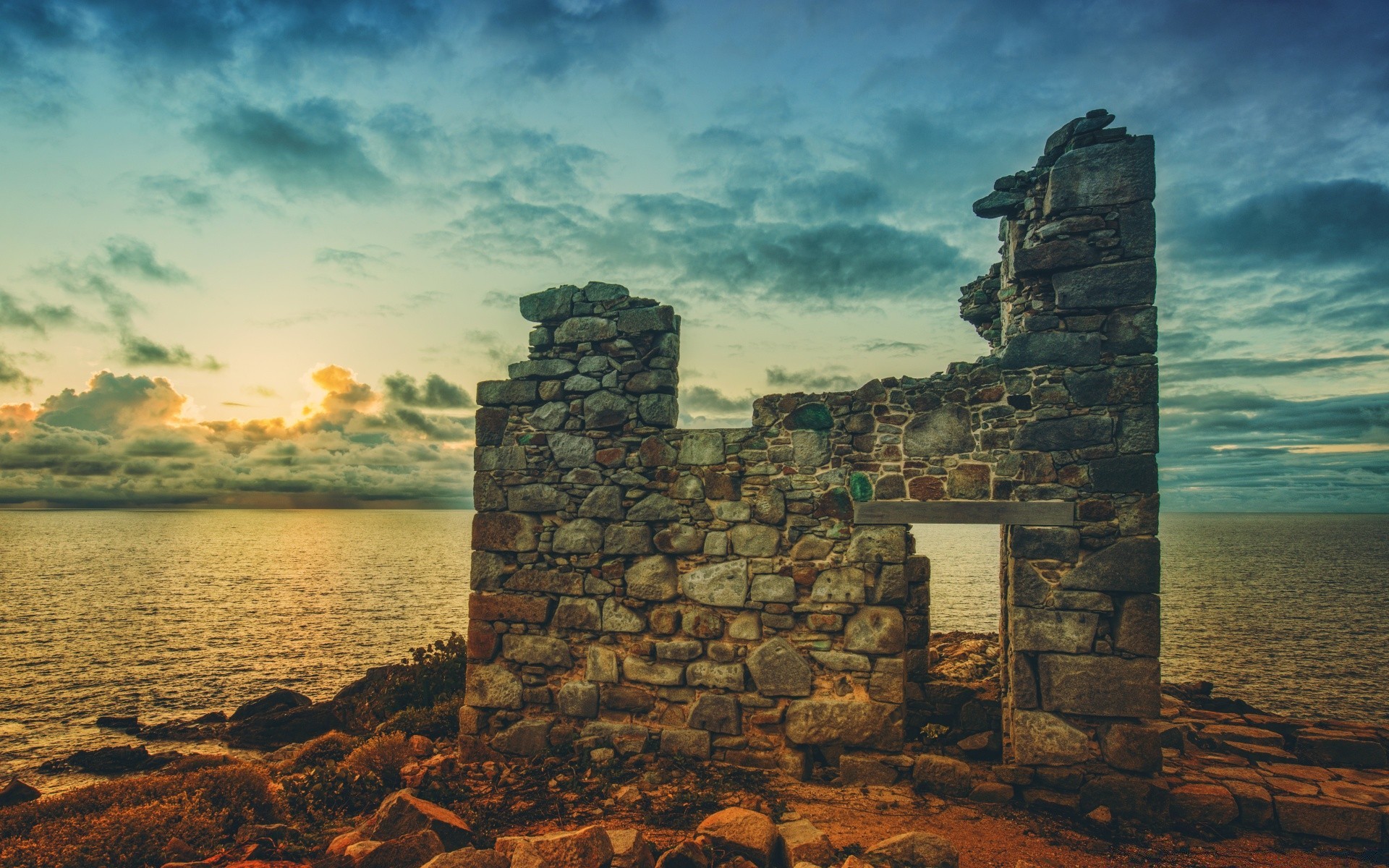 vintage sonnenuntergang himmel reisen architektur meer dämmerung landschaft antike abend wasser dämmerung ozean strand meer stein