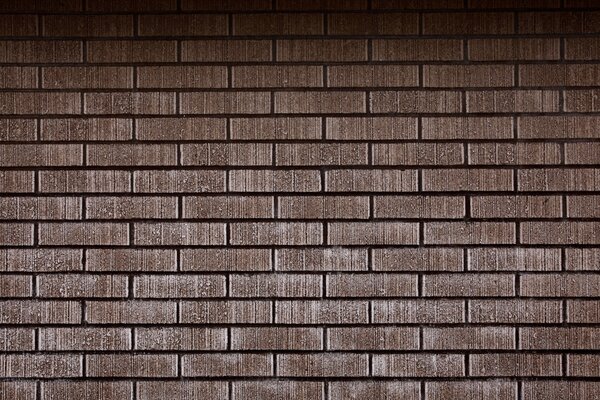 A piece of simple brick wall