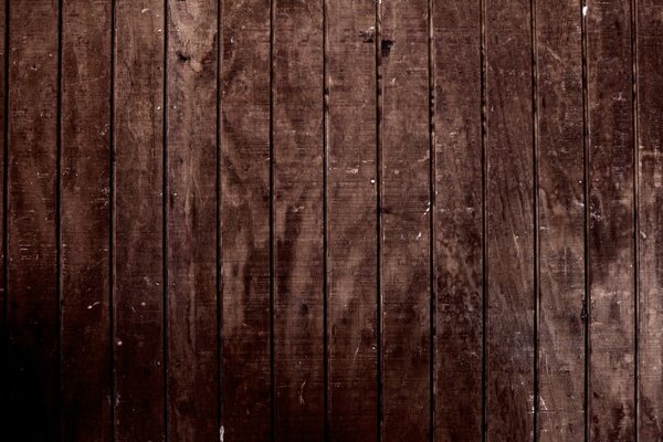 Wooden planks of brown color