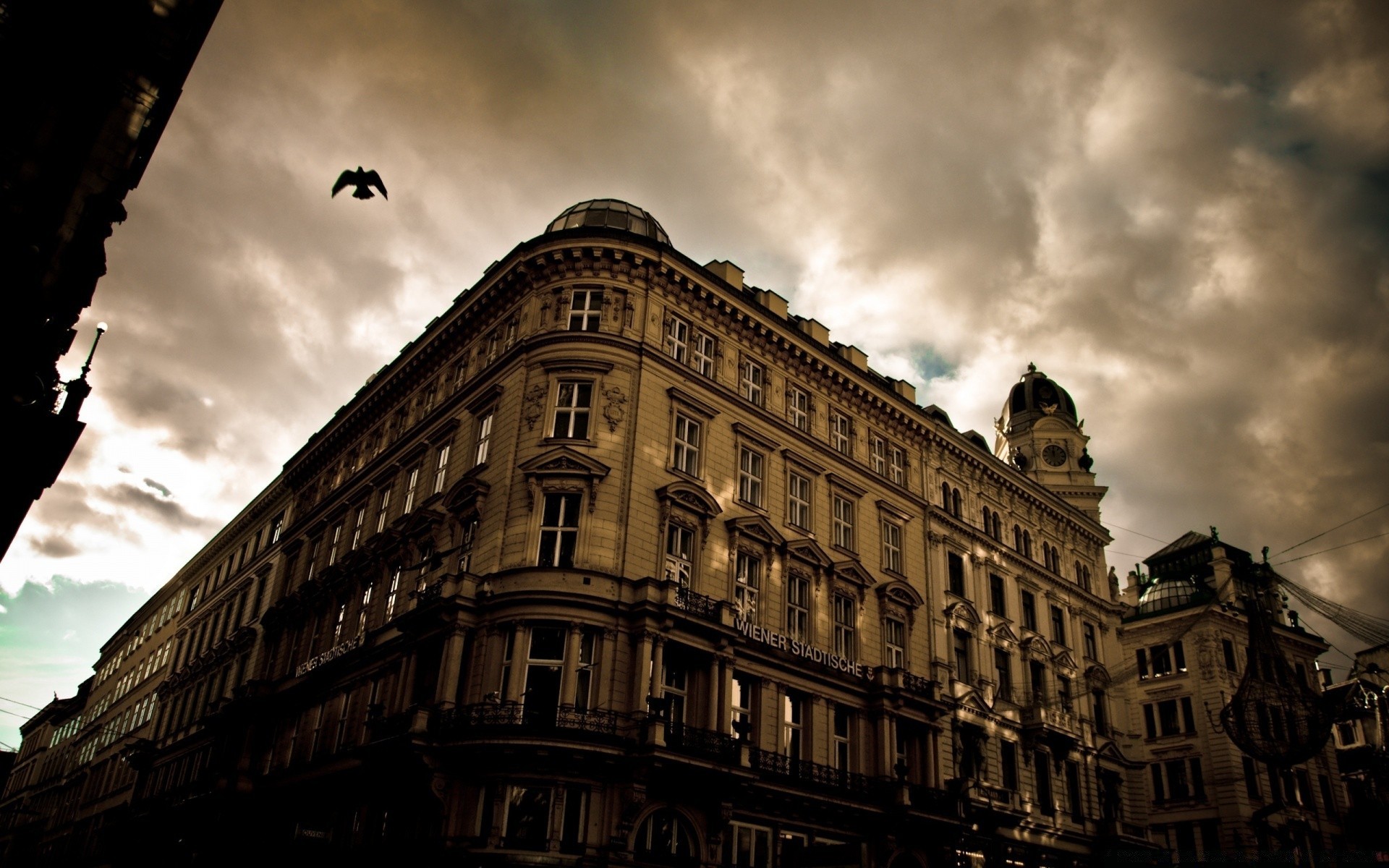 vintage architektura miasto dom ulica podróż niebo monochromatyczny miejski zamek