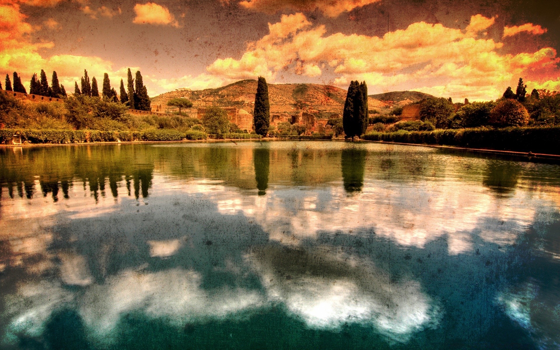 vintage agua puesta de sol reflexión amanecer lago noche al aire libre anochecer viajes río