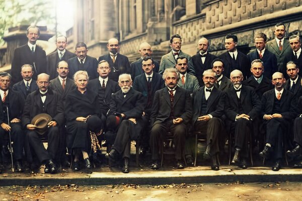 Vintage photo de groupe de personnes adultes