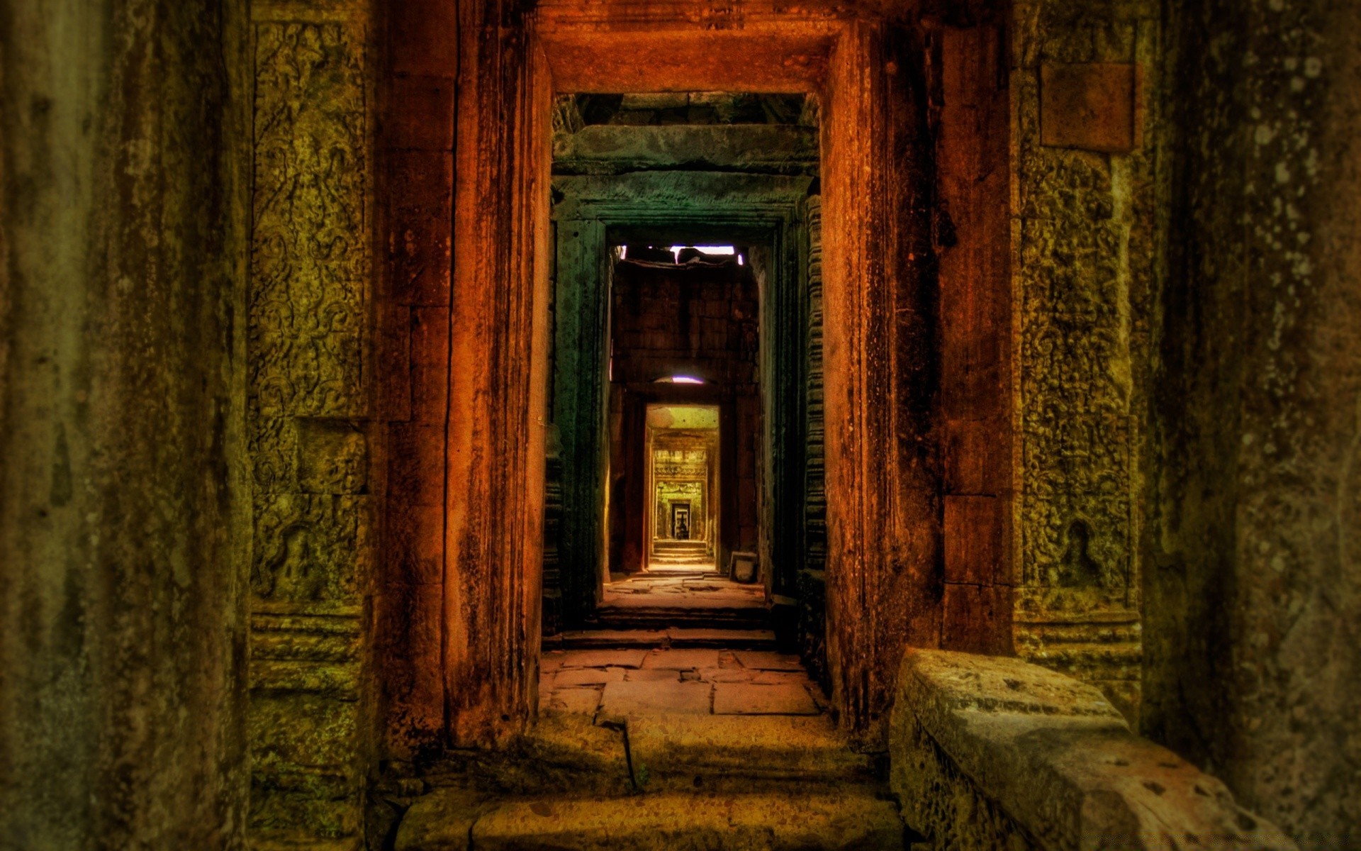 vintage abandonado viejo arquitectura decadencia espeluznante pared luz madera oscuro espeluznante puerta