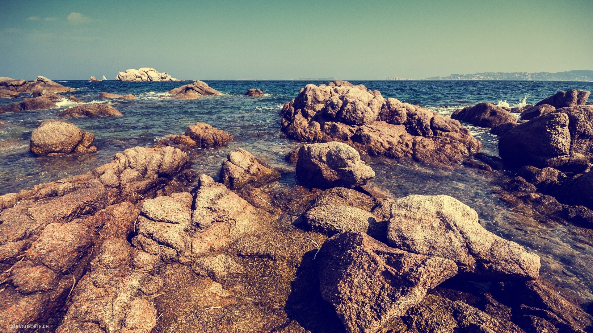 vintage seashore sea water landscape rock ocean sky travel beach scenic nature sunset seascape outdoors evening shore dusk island