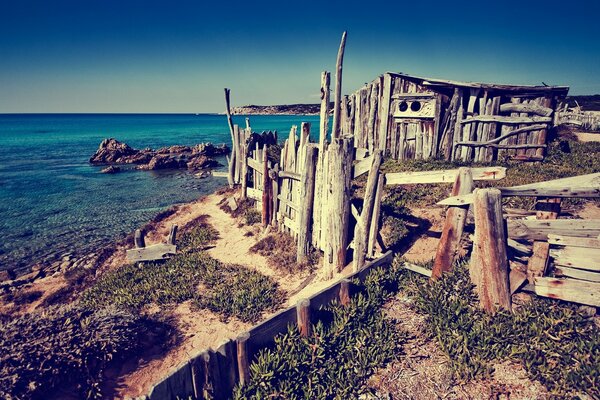 A trip to the sea with a view of the seascape