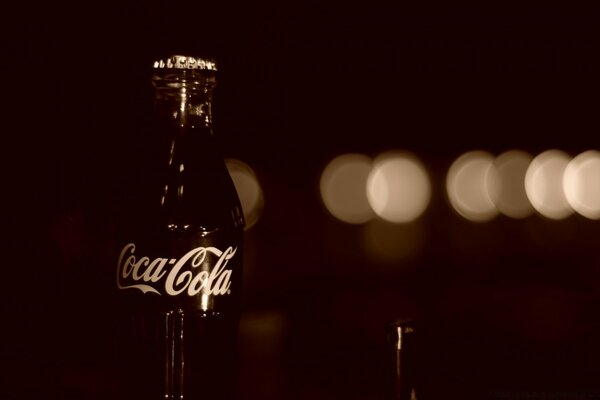 Garrafa de Coca - Cola ainda não aberta