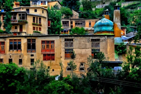 Arquitectura Vintage en el casco antiguo