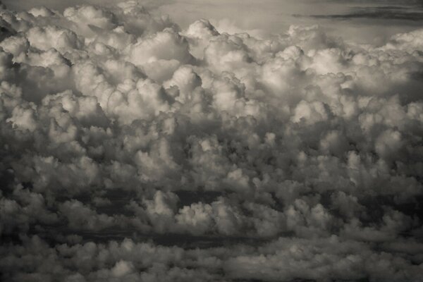 Retro foto tormenta cielo nublado