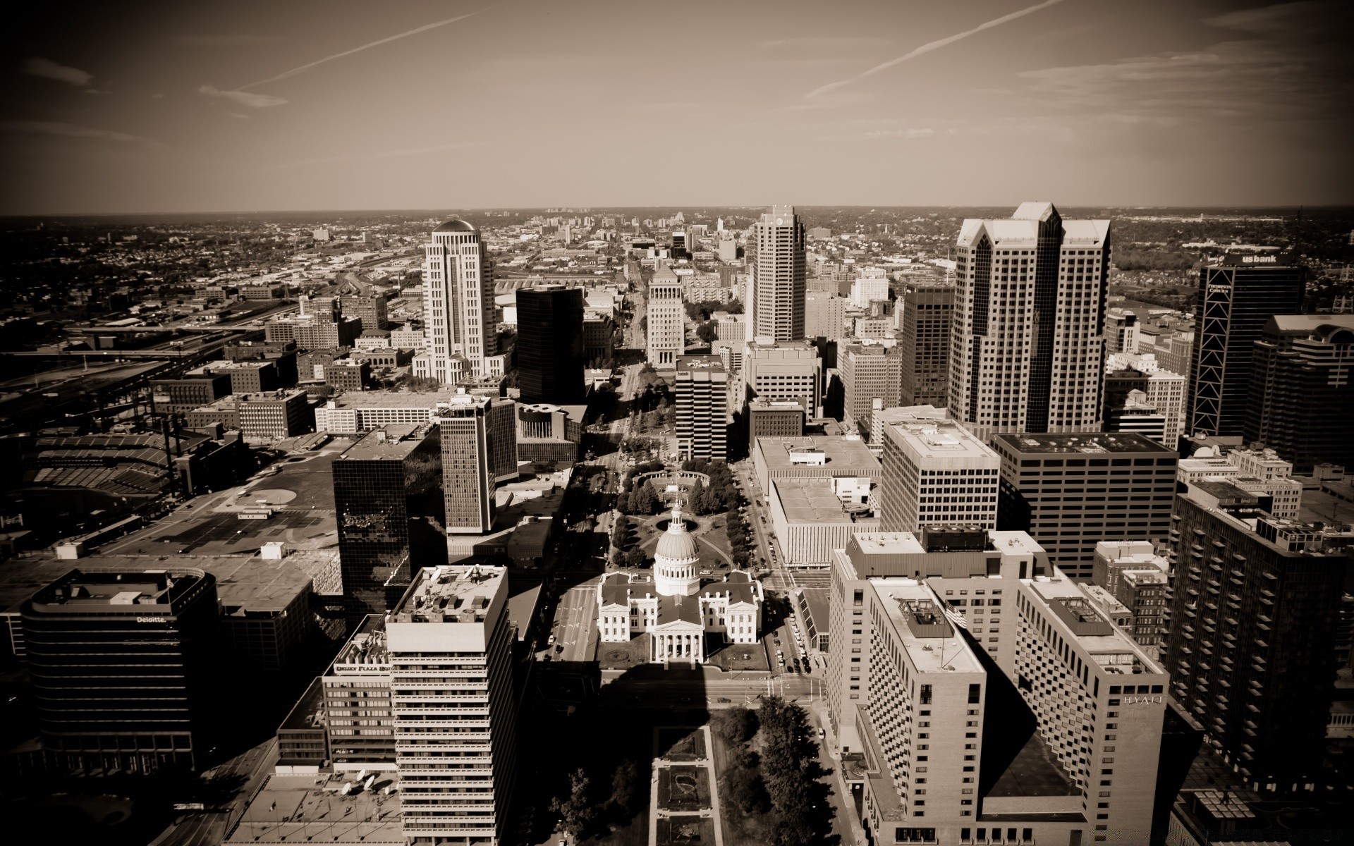 jahrgang stadt architektur reisen straße monochrom haus skyline stadt auto wasser