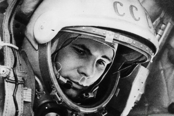 Vintage-Foto von Yuri Gagarin