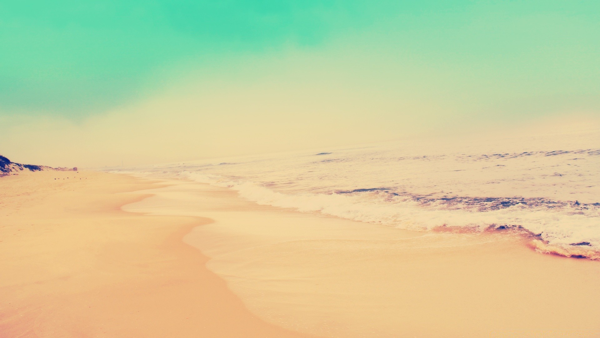 vintage beach sand landscape desert seashore sea water sky ocean sunset travel dawn scenic sun nature horizon hot barren cloud