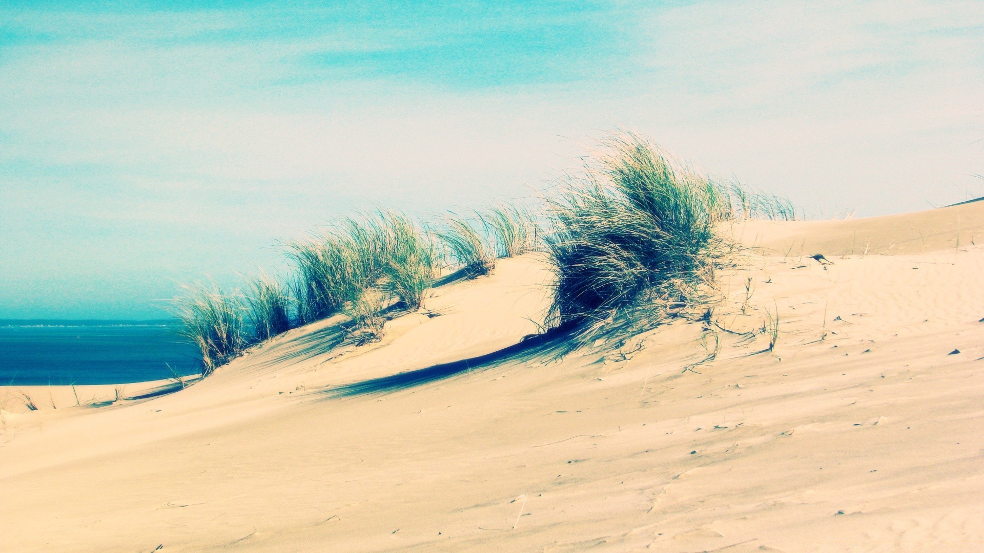 jahrgang sand strand meer wasser ozean reisen landschaft meer gutes wetter himmel sonne urlaub natur sommer brandung landschaftlich landschaft heiß welle