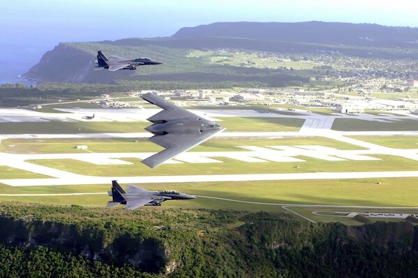 3 avions au défilé des victoires