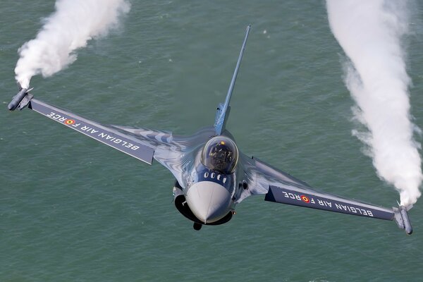 Aviation aircraft over water