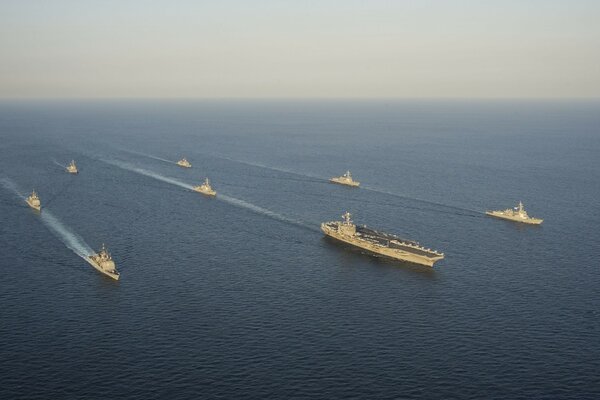 American ships in the Black Sea