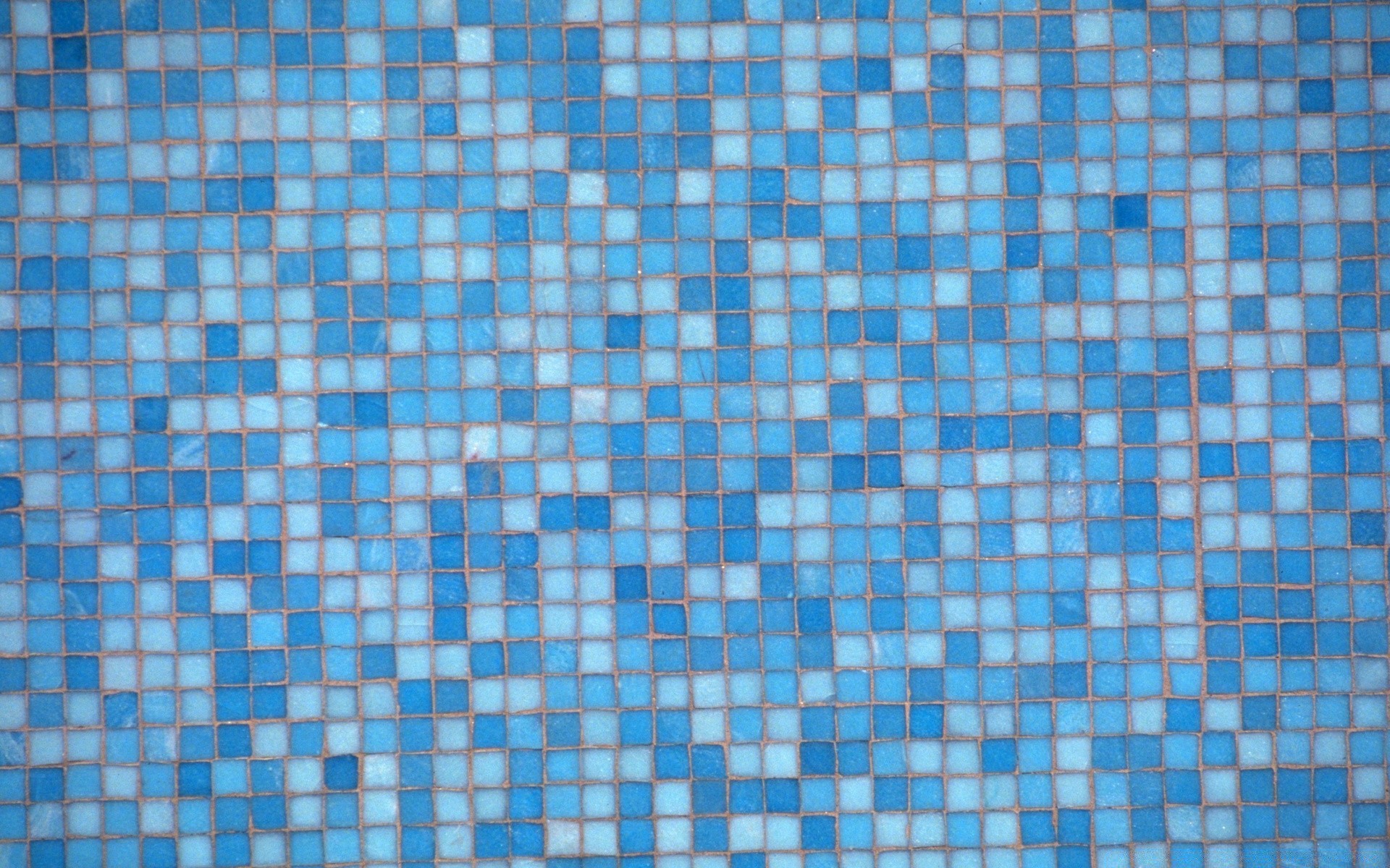 Голубая и темно-синяя плитка в квадрат - обои на рабочий стол.