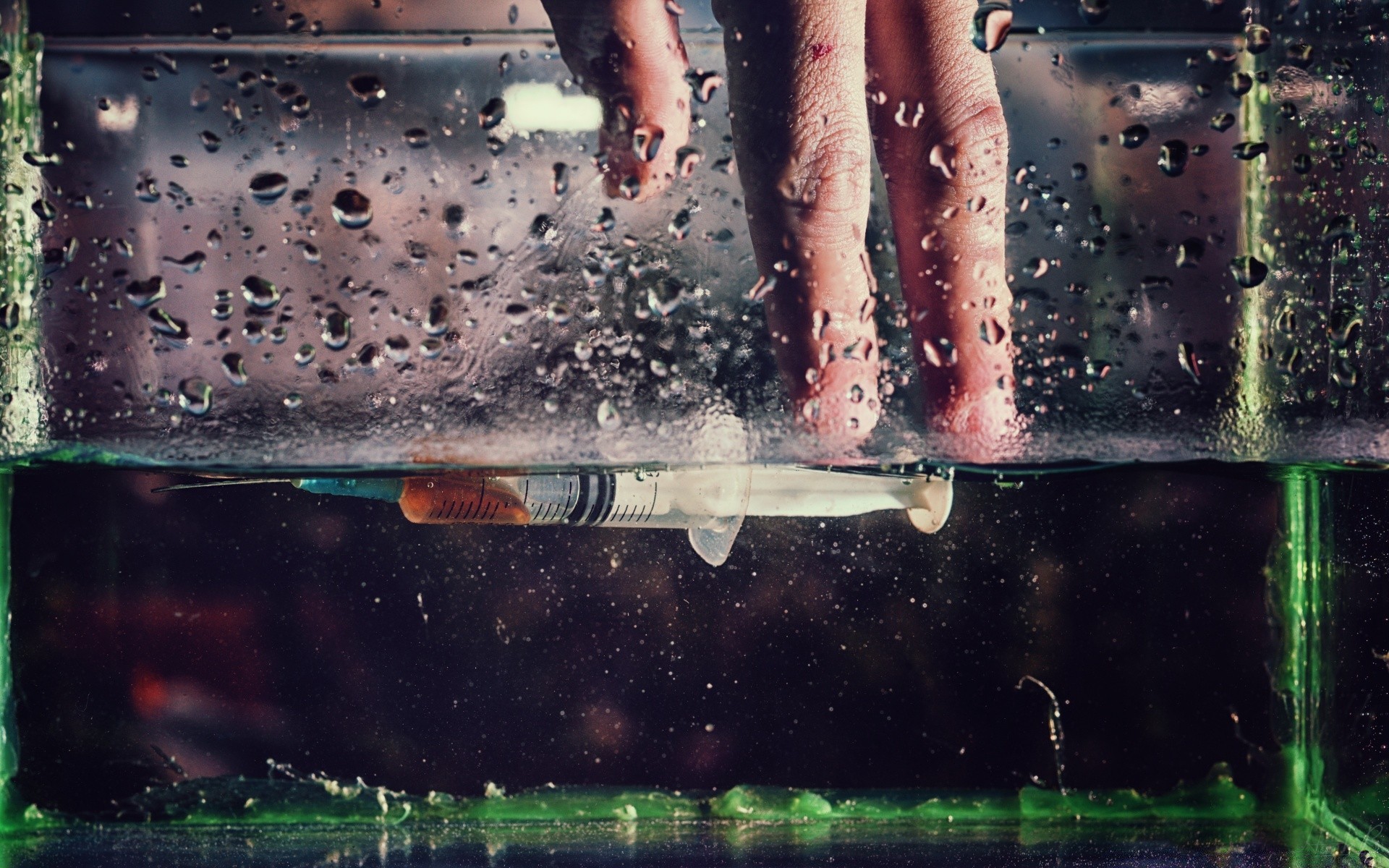 vintage agua lluvia mojado caída humo movimiento acción comida