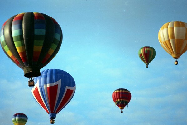 Colorful huge balloons