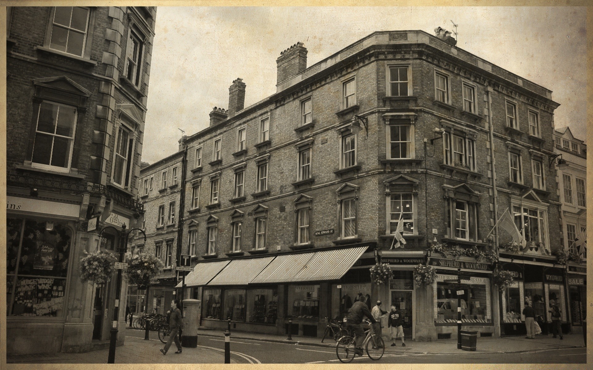 jahrgang straße architektur monochrom haus häuser stadt gruppe stadt