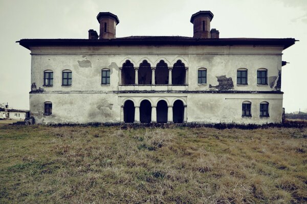 Vintage-Architektur, Haus in der Natur