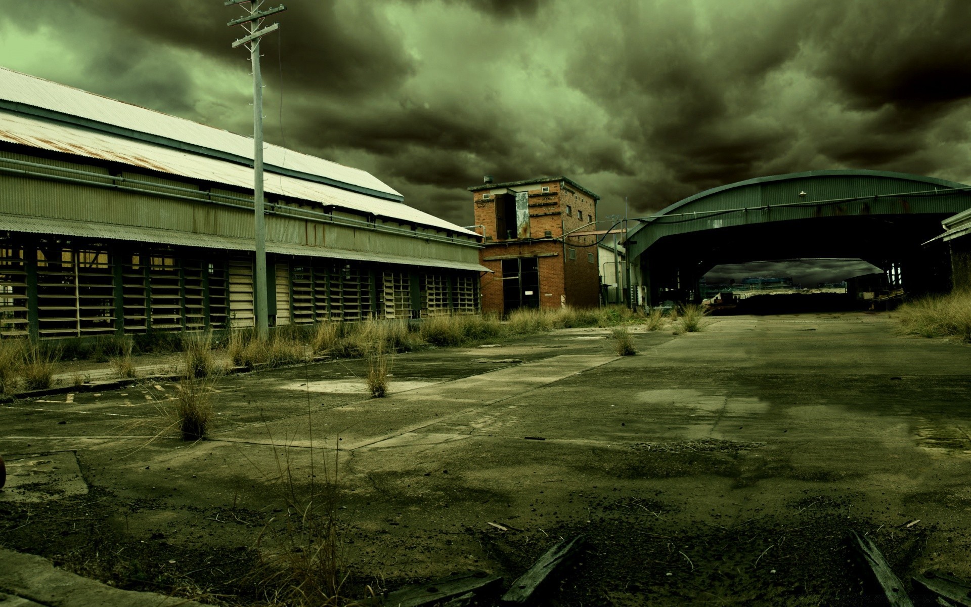 vintage transportation system architecture abandoned train vehicle railway light street travel