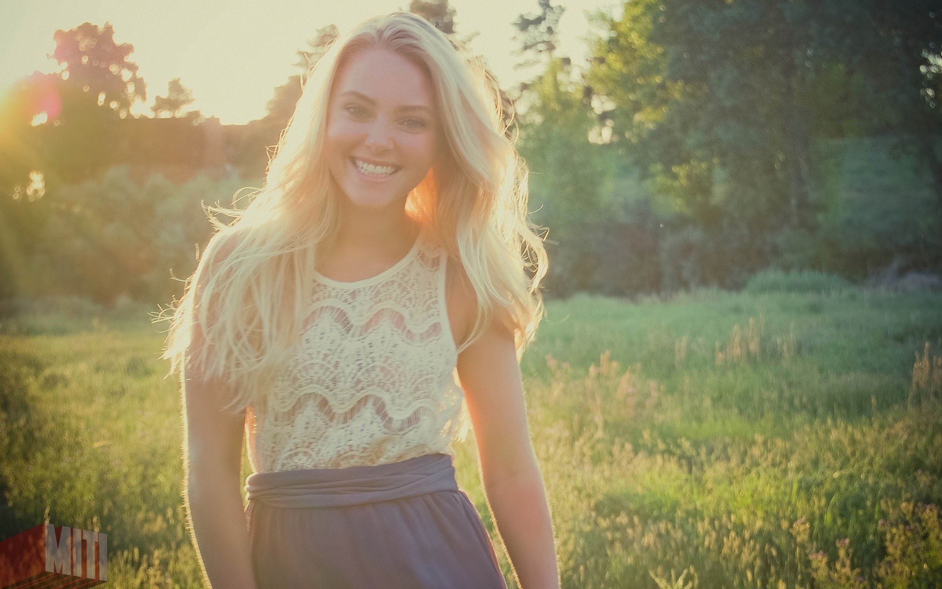 vintage nature summer blond beautiful park girl grass outdoors happiness hayfield fair weather leisure relaxation freedom woman lifestyle one field portrait