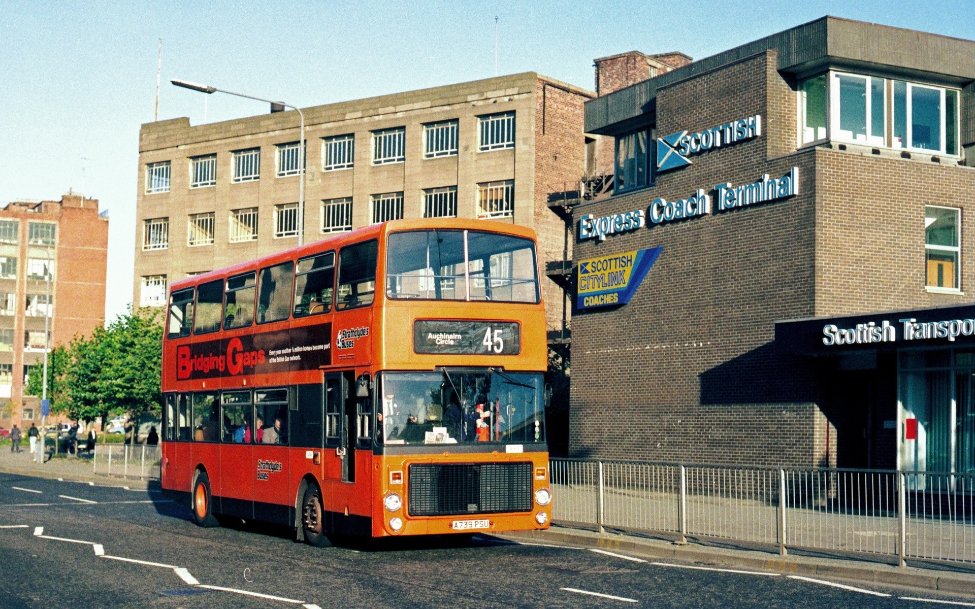 vintage transportation system street outdoors city road architecture horizontal bus car travel traffic vehicle modern