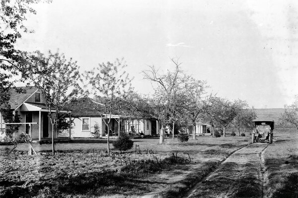 Wartime at the old houses