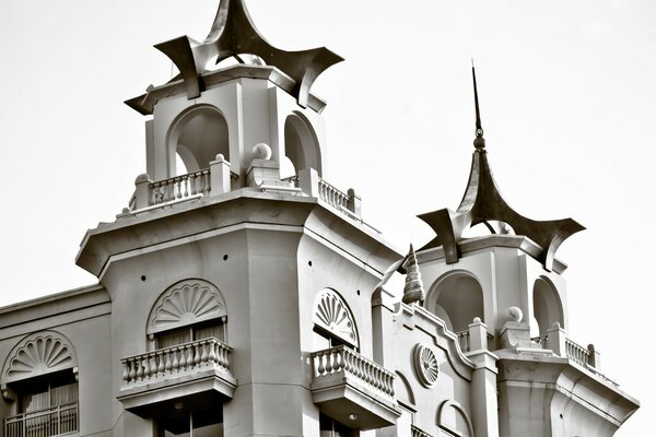 Arquitectura Vintage antigua en la ciudad