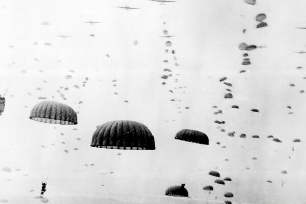 Parachute, vintage parachutes, flight