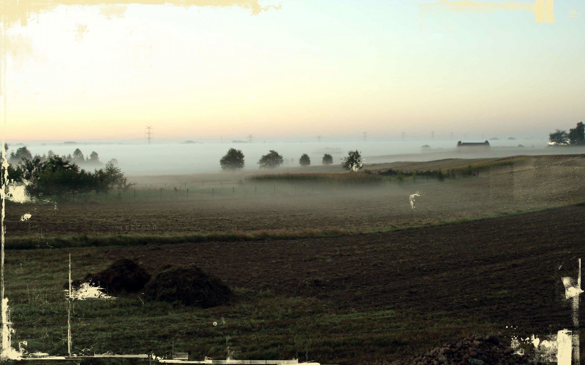 vintage landscape agriculture farm outdoors cropland water tree grassland hayfield daylight travel weather grass vehicle environment field dawn