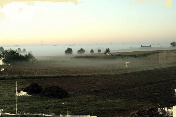 Countryside with a beautiful view