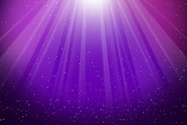 Luminescence on a beautiful purple background