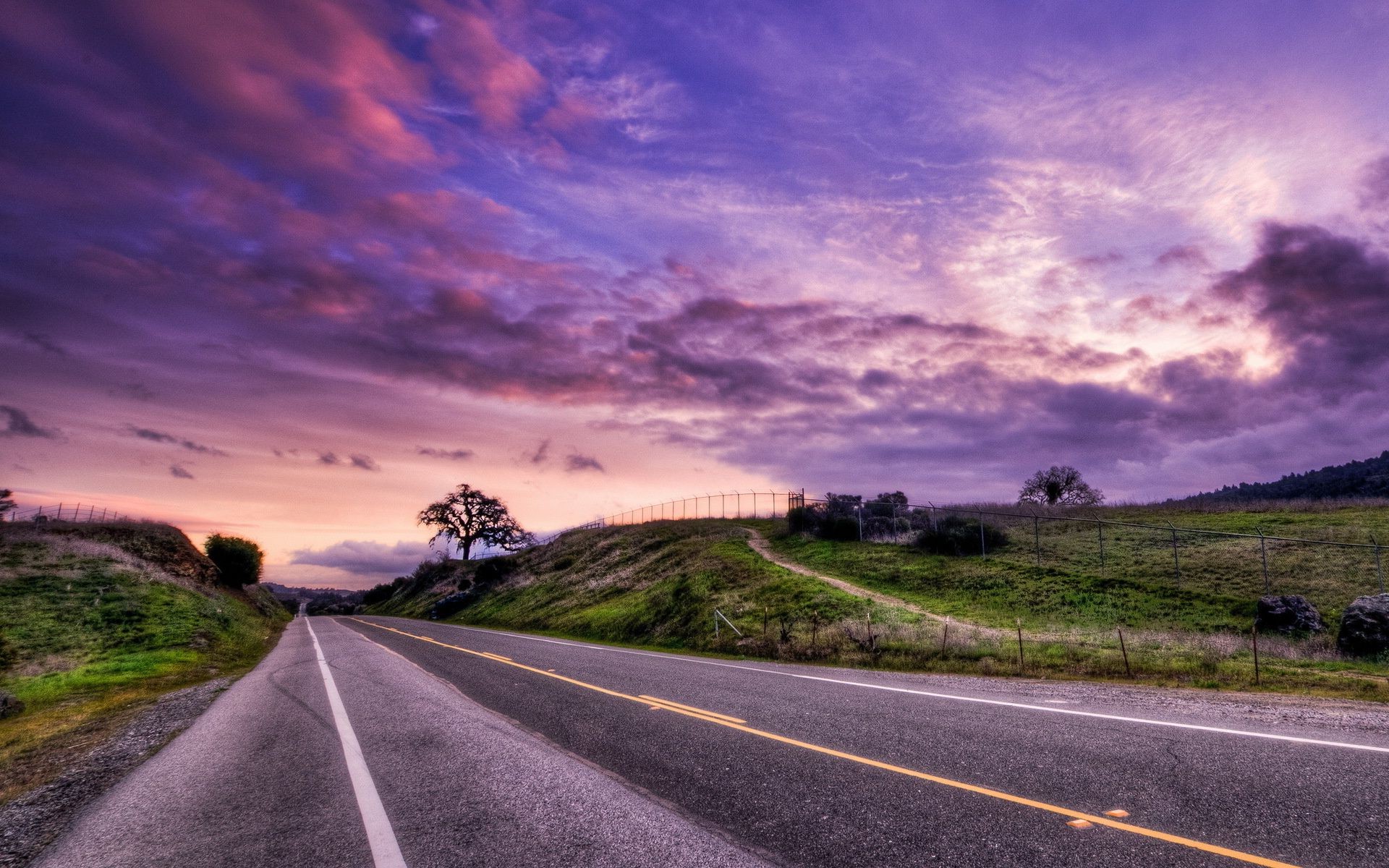 the sunset and sunrise road asphalt sky landscape travel highway guidance nature rural street sunset cloud