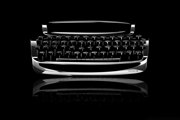 Clavier noir sur le bureau