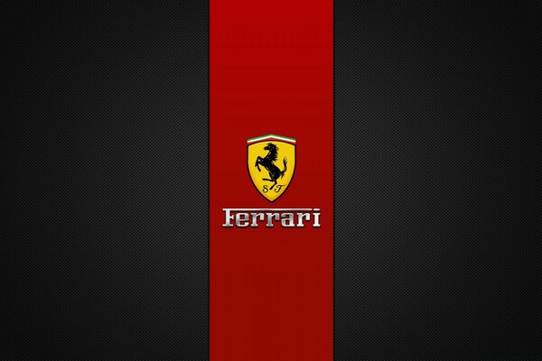 Graphic retro design of Ferrari