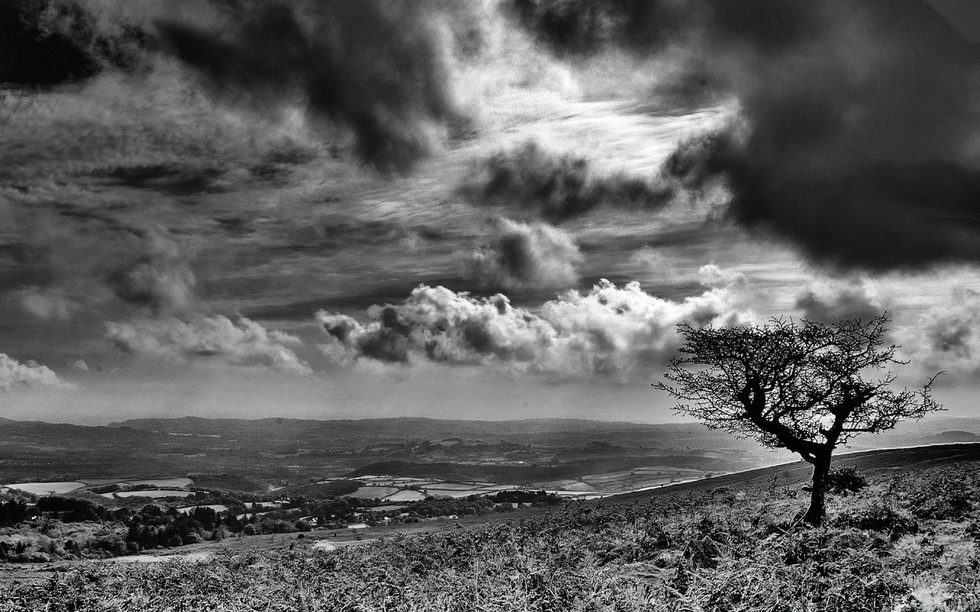 czarny monochromatyczny burza krajobraz czarno-biały natura deszcz woda niebo zima dramatyczny na zewnątrz zachód słońca mudi