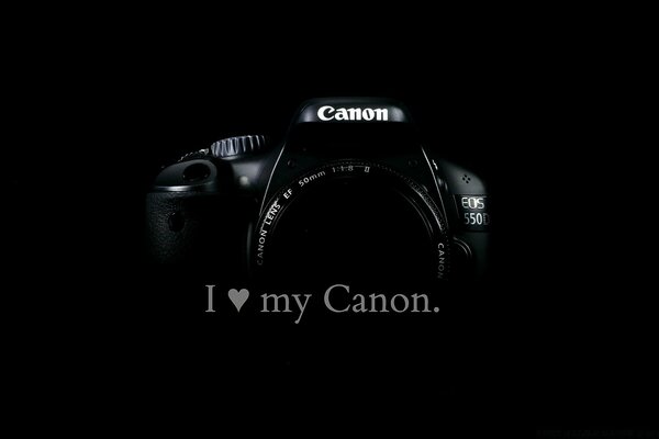 Canon monokrom kamera lensi