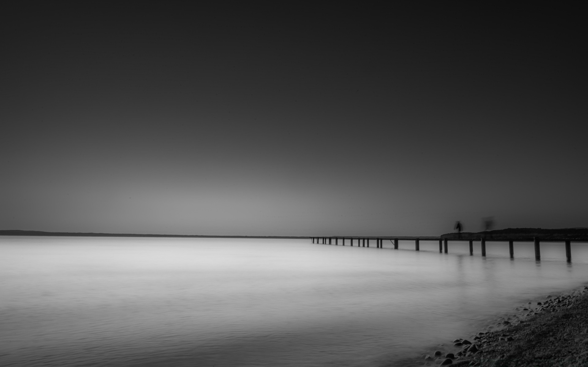 schwarz und weiß strand meer sonnenuntergang wasser nebel ozean landschaft see monochrom dämmerung himmel silhouette nebel mond licht sonne fluss reflexion natur