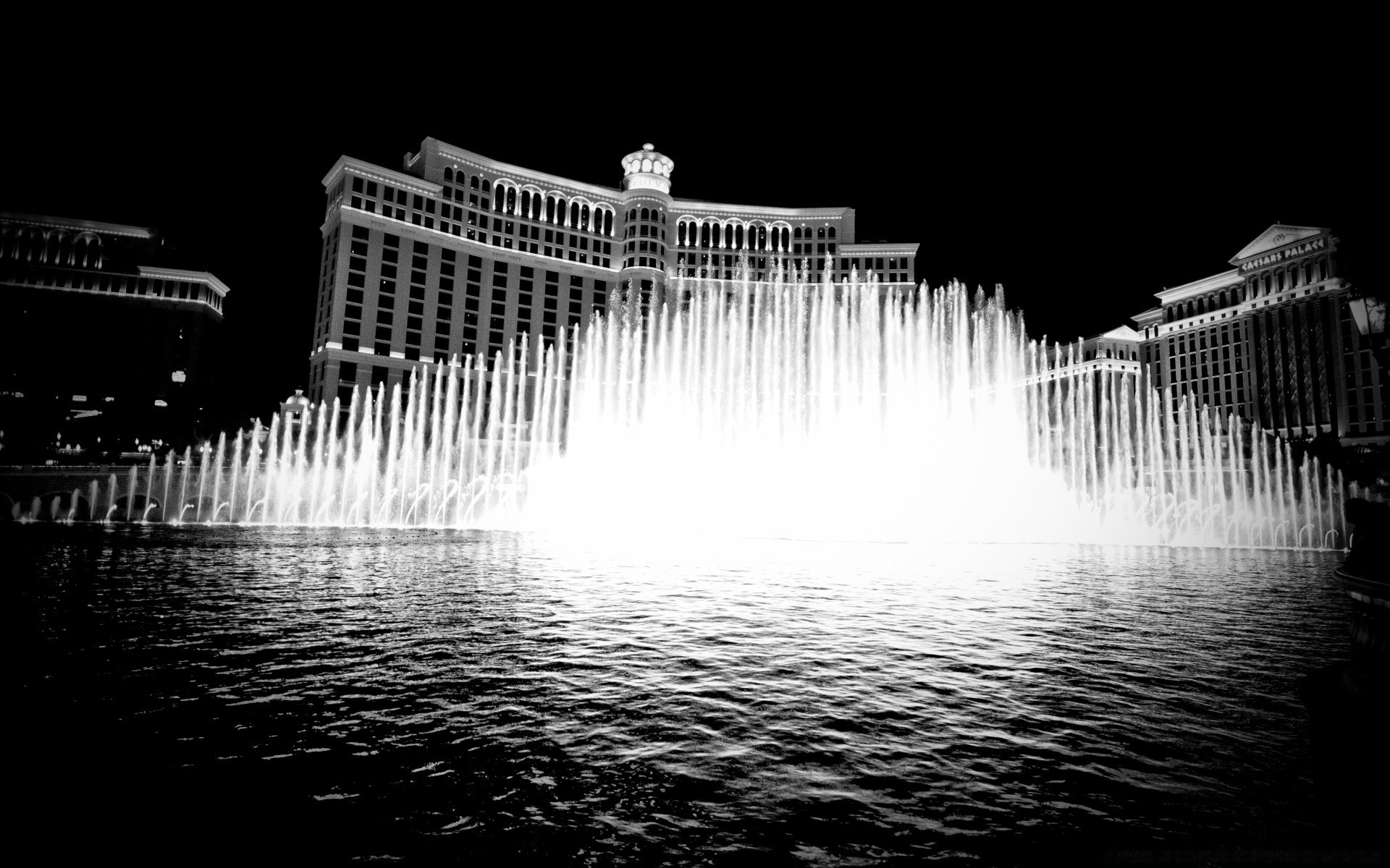 black and white water bridge architecture city river travel reflection building light monochrome outdoors